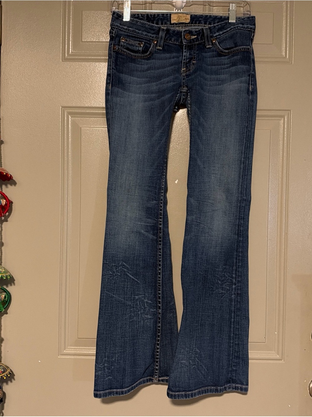 BKE Women’s Dark Blue Bootcut Jeans - Classic Stretch Denim size 25